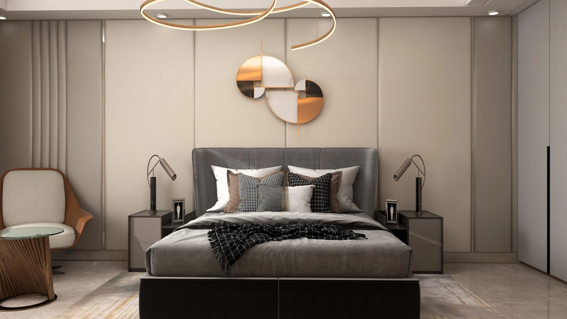 Residence Renaissance real estate promotion apartment master suite